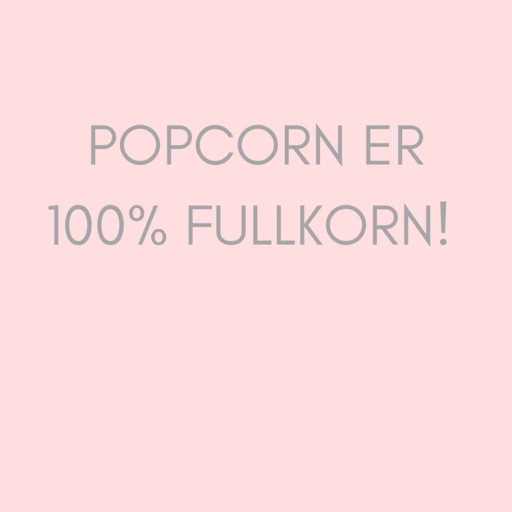 HVORFOR ER POPCORN SUNNERE ENN HAVREGRYN?! Desiree Andersen
