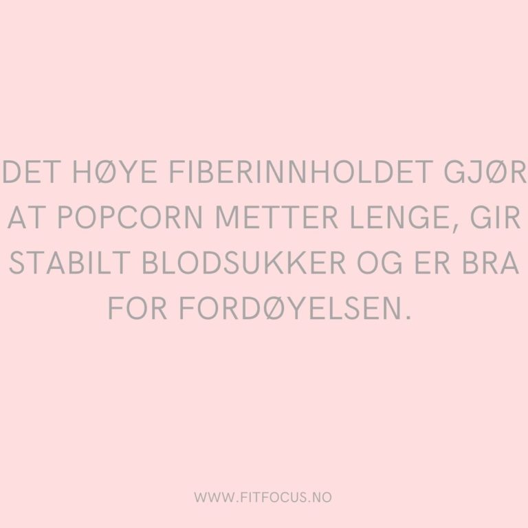 HVORFOR ER POPCORN SUNNERE ENN HAVREGRYN?! Desiree Andersen