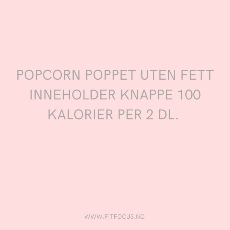 HVORFOR ER POPCORN SUNNERE ENN HAVREGRYN?! Desiree Andersen